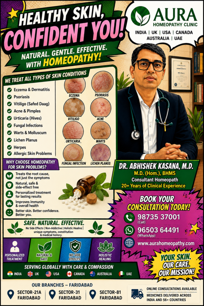 Best Homeopathic Doctor in Faridabad for Skin
